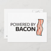 Powered by Bacon Briefkaart (Voorkant / Achterkant)