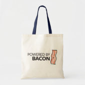 Powered by Bacon Tote Bag (Voorkant)