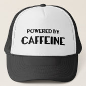 Powered by Caffeine Coffee Mok Trucker Pet (Voorkant)
