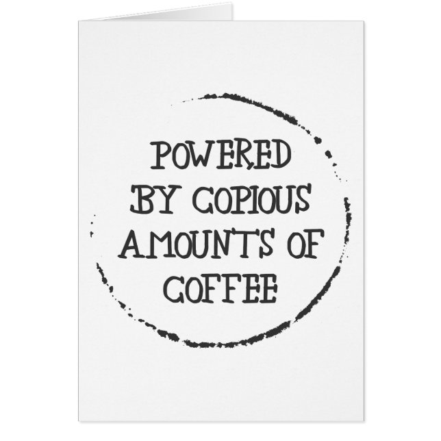 Powered By Coffee (Devant)