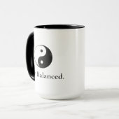 Powered by Coffee and Qi Mug – Acupuncture Gift (Devant gauche)