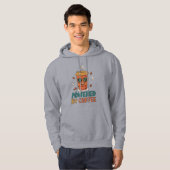 Powered by Coffee Cute Cartoon Hoodie (Voorkant volledig)