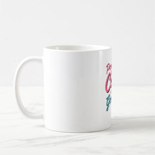 Powered by Coffee – Good Vibes Mug (Gauche)