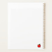 Powered by Coffee & Patience Funny Teacher Planner (Achterkant)