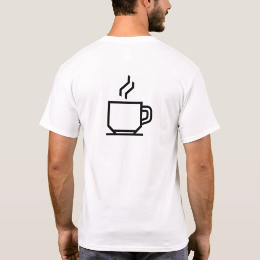 Powered By Coffee Python T-Shirt (Achterkant)