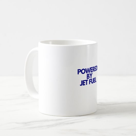 Powered By Jet Fuel Mug (Devant gauche)