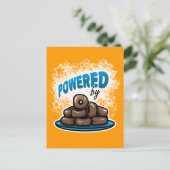 Powered by Little Chocolate Donuts carte postale (Debout devant)