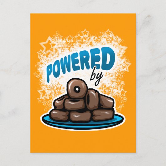 Powered by Little Chocolate Donuts carte postale (Devant)