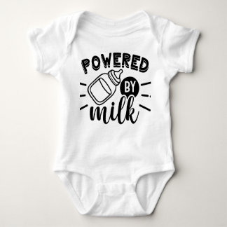 Powered by Milk Baby Bodysuit – Grappig Baby showe