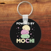 Powered by Mochi - Kawaii Mochi Ice Cream Sleutelhanger (Voorkant)