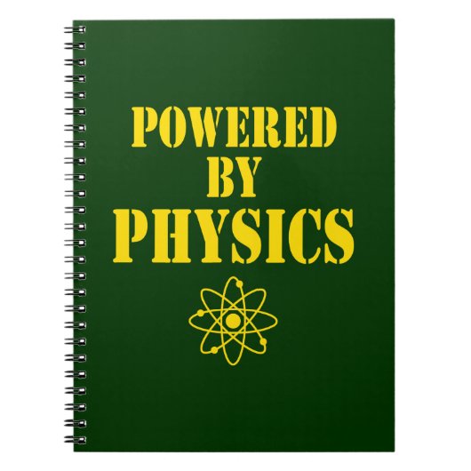 Powered by Physics Notebook Notitieboek (Voorkant)
