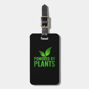 Powered by Planten - Vegan Workout Bagagelabel