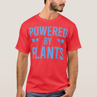 Powered By Plants Vegetarian Vegan Workout Plant P T-shirt