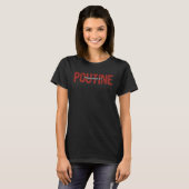 Powered By Poutine  Canadian Poutine T-shirt (Voorkant volledig)