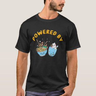 Powered by Ramen Japans Anime Noodles Funny Gift T-shirt