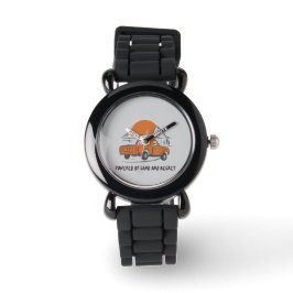 Powered By Sand And Regret Desert Camping Horloge