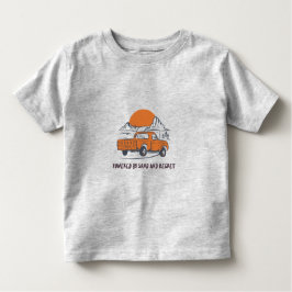 Powered By Sand And Regret Desert Camping Kinder Shirts