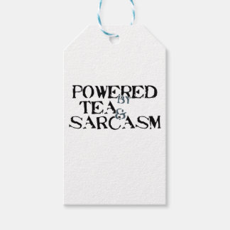 Powered by Tea & Sarcasm Cadeaulabel