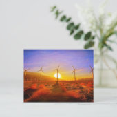 Powered by Wind Briefkaart (Staand voorkant)