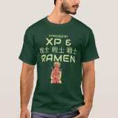 Powered By XP & Ramen T-shirt (Voorkant)
