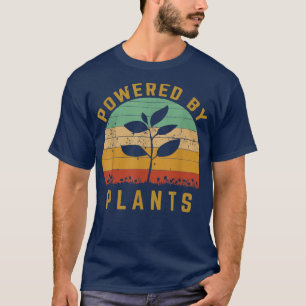 Powered Plants Vegetarian By Vegan Diet T- T-shirt