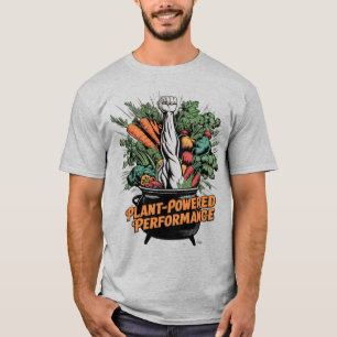 PowerEdge-prestaties Vibrant Vegan Athlete T-shirt