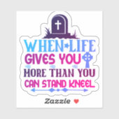 Powerful Bible Verse Sticker (Feuille)