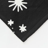 "POWERFUL"-schijfje Fleece Deken (Hoek)