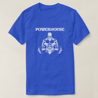 POWERHOUSE, DEEP ROYAL MEN'S BASIC  T-SHIRT