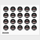 Powerhouse Gym Ronde Sticker (Vel)