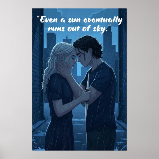 Powerless Book Quote Poster (Voorkant)