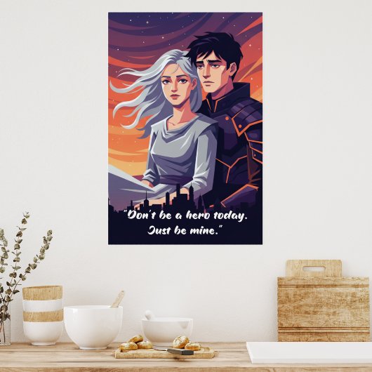 Powerless Book Quote Poster (Cuisine)