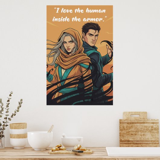 Powerless Book Quote Poster (Cuisine)