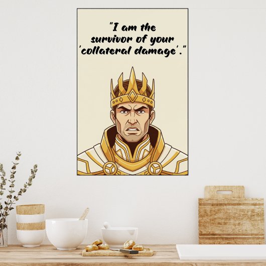 Powerless Book Quote Poster (Cuisine)