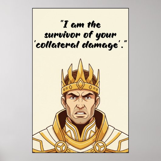 Powerless Book Quote Poster (Devant)