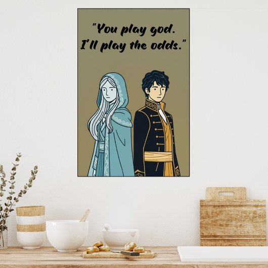 Powerless Book Quote Poster (Cuisine)