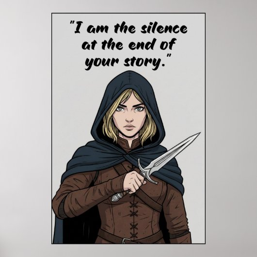 Powerless Book Quote Poster (Voorkant)