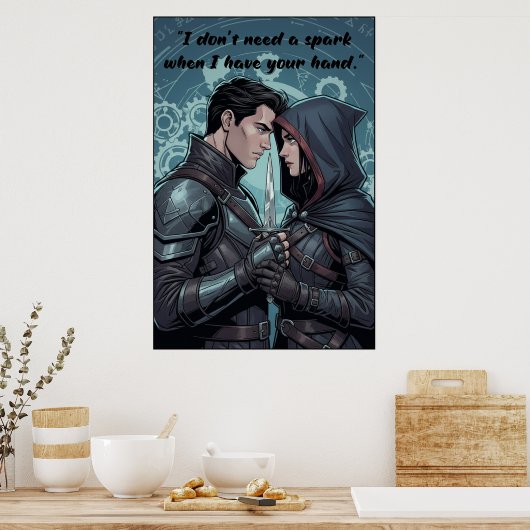 Powerless Book Quote Poster (Cuisine)