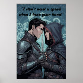 Powerless Book Quote Poster (Devant)