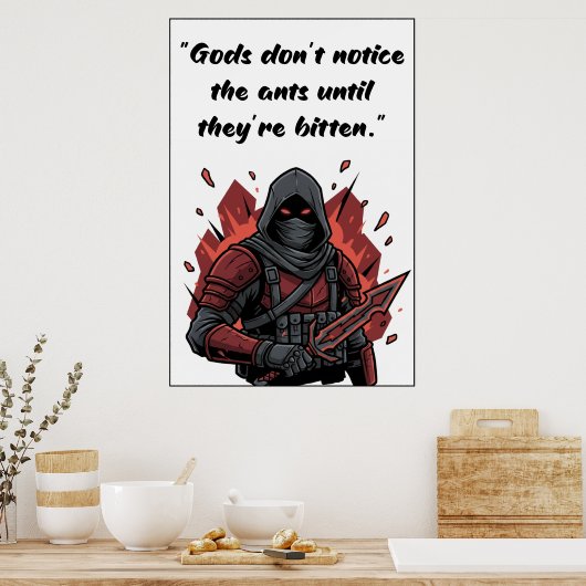 Powerless Book Quote Poster (Cuisine)