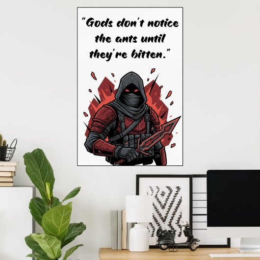 Powerless Book Quote Poster (Bureau à domicile)