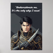 Powerless Book Quote Poster (Devant)