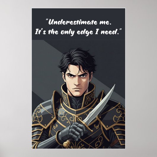 Powerless Book Quote Poster (Voorkant)