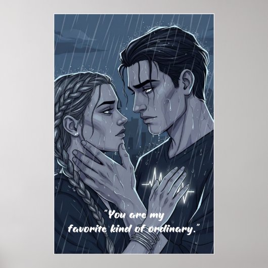 Powerless Book Quote Poster (Devant)