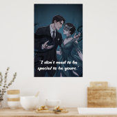 Powerless Book Quote Poster  (Keuken)