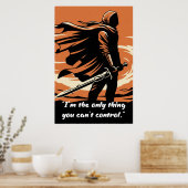 Powerless Book Quote Poster – You Can’t Control Me (Cuisine)
