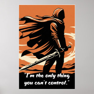 Powerless Book Quote Poster – You Can’t Control Me