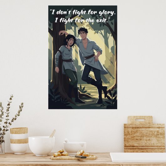 Powerless Quote Poster (Cuisine)