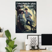 Powerless Quote Poster (Thuiskantoor)