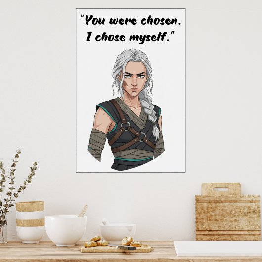 Powerless Quote Poster (Cuisine)